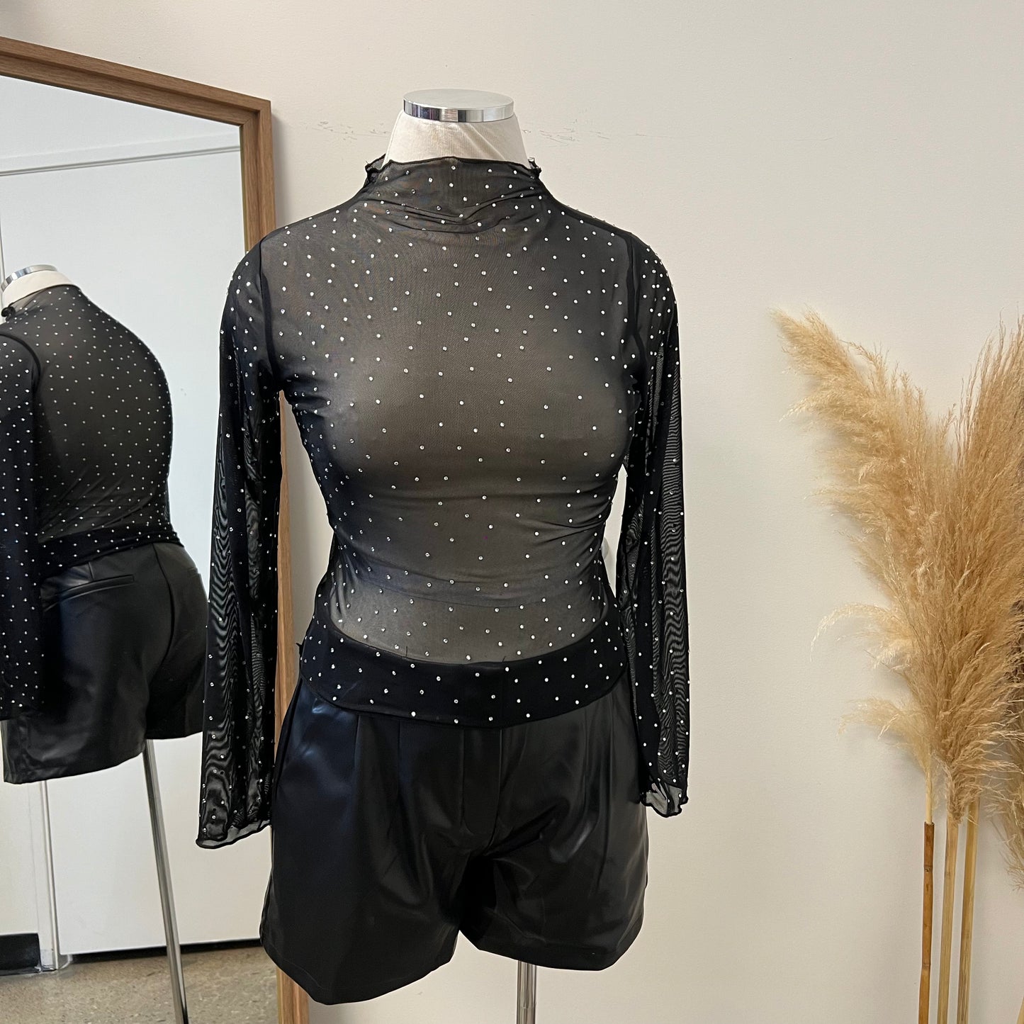 Mesh Top -Black