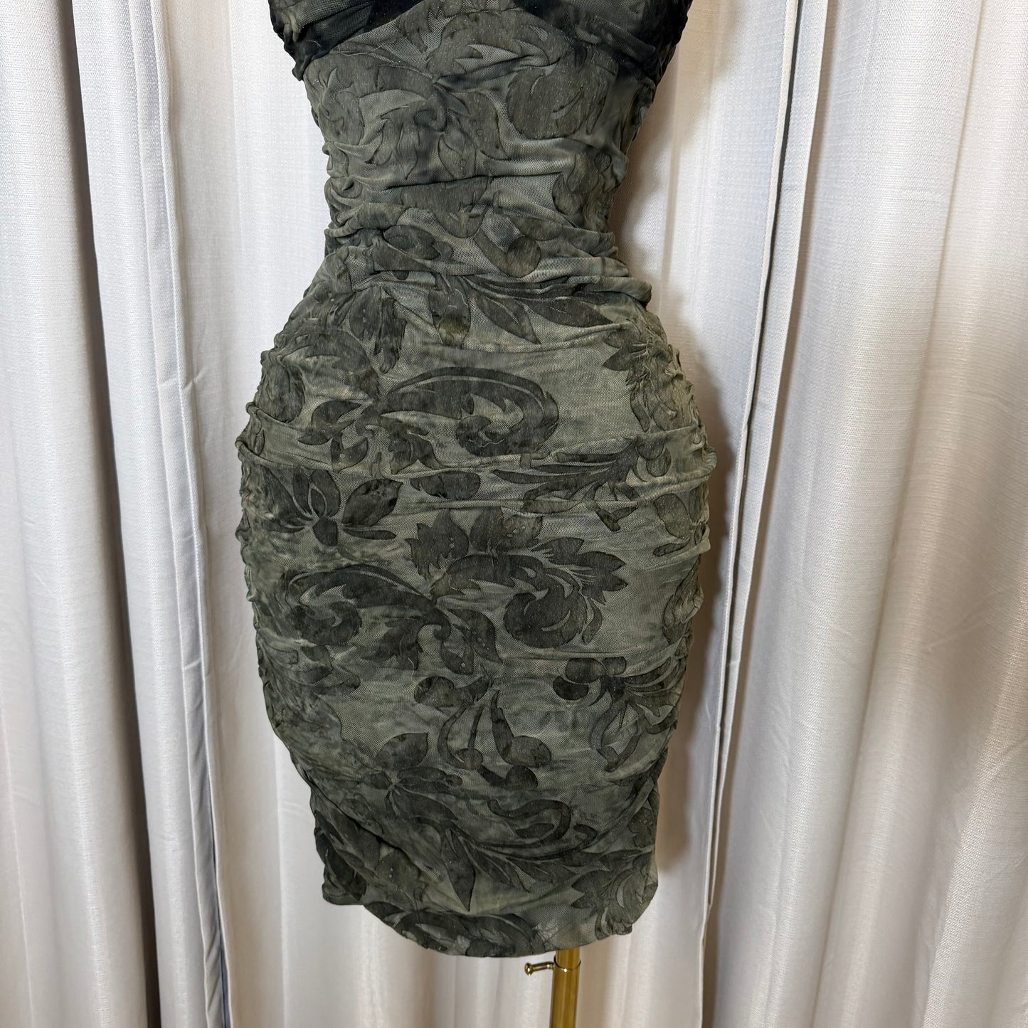 Sera Midi Dress-Green