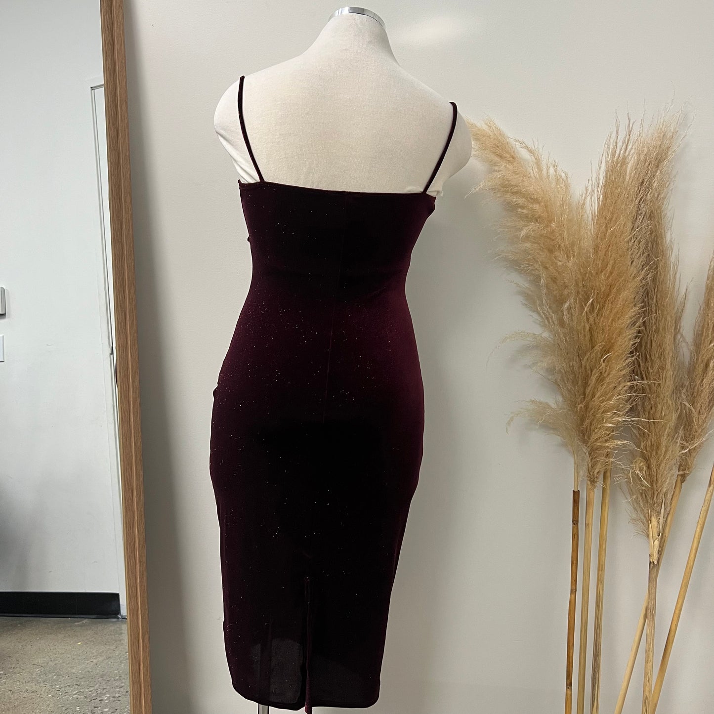 Dance Dress PL-Burgundy