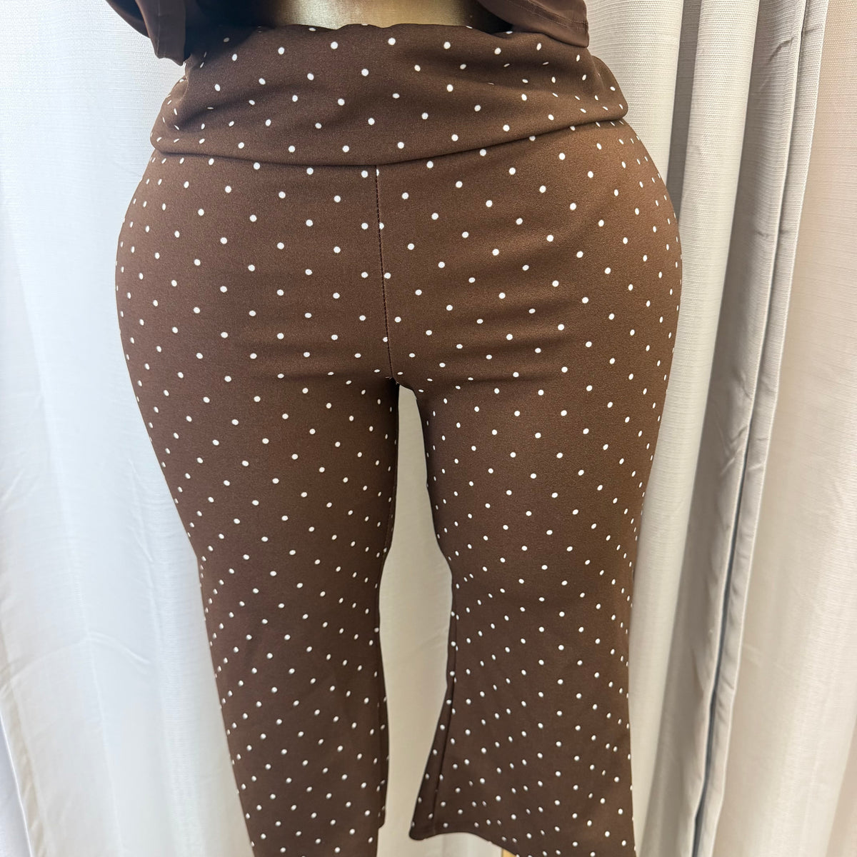 PL-Capri Polka Dot-Brown/White
