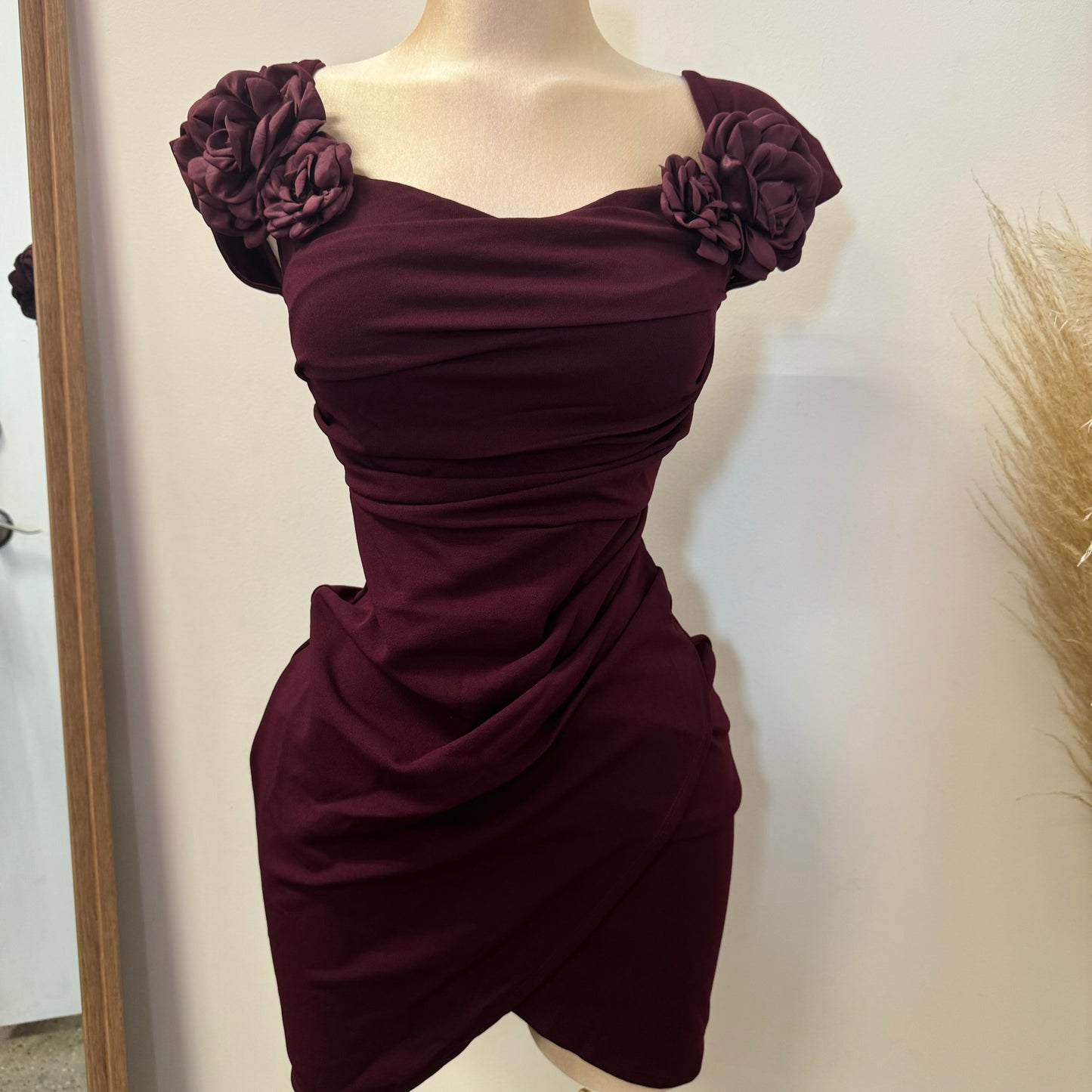 Liséth Dress-Burgundy