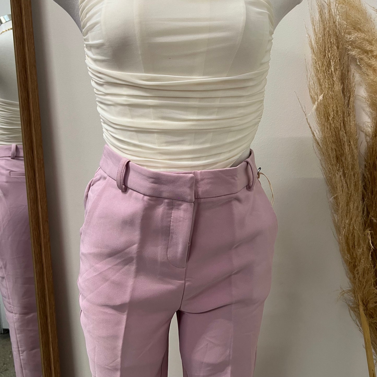 Formal Pants -Baby Pink