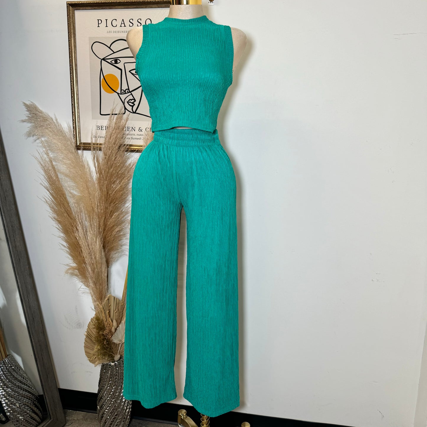 Tamara Two Piece Set-Esmarald