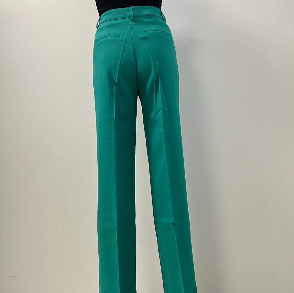 Leona Formal Straight Leg Blazer Pants-Esmerald