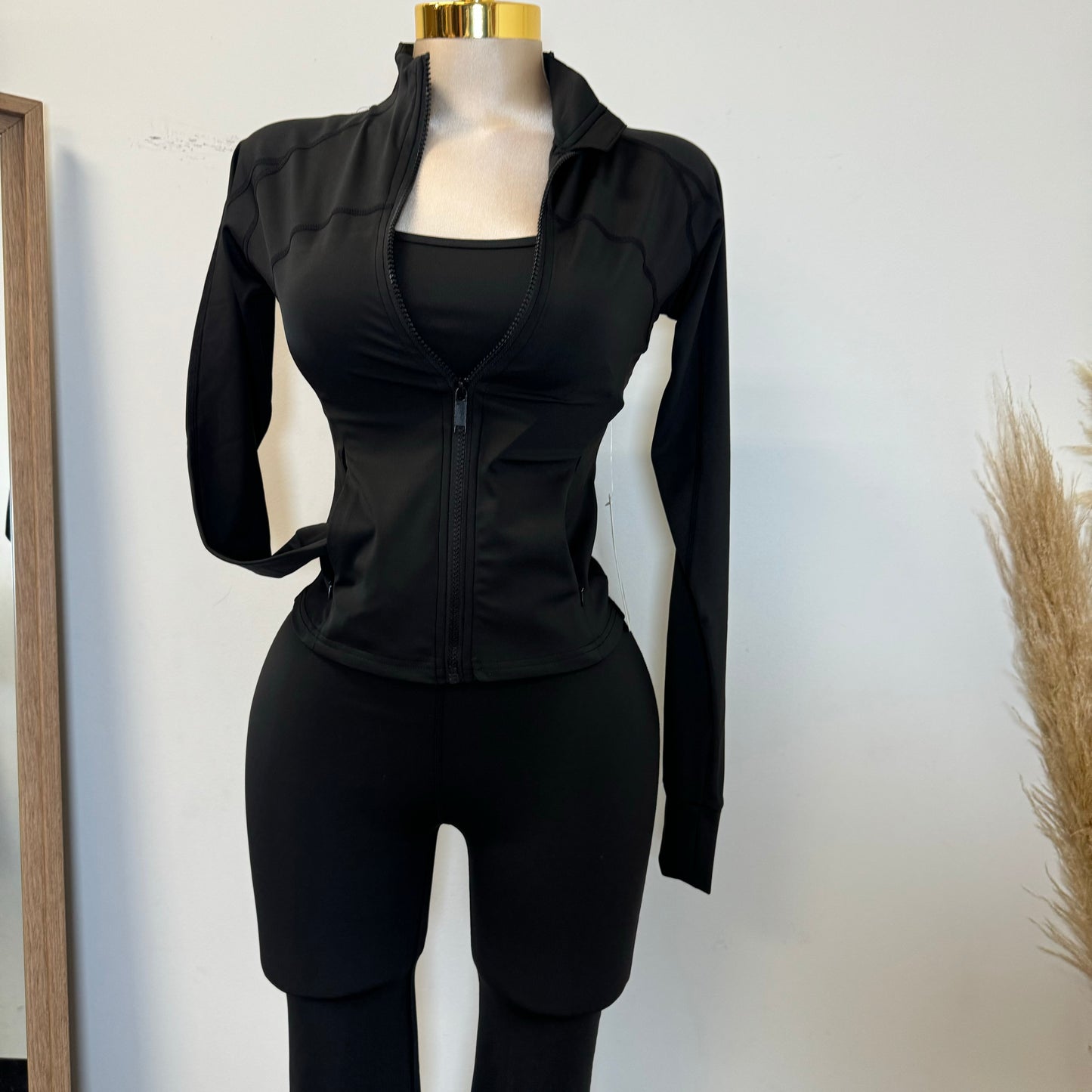 Ozia Jumpsuit with Jacket-Black