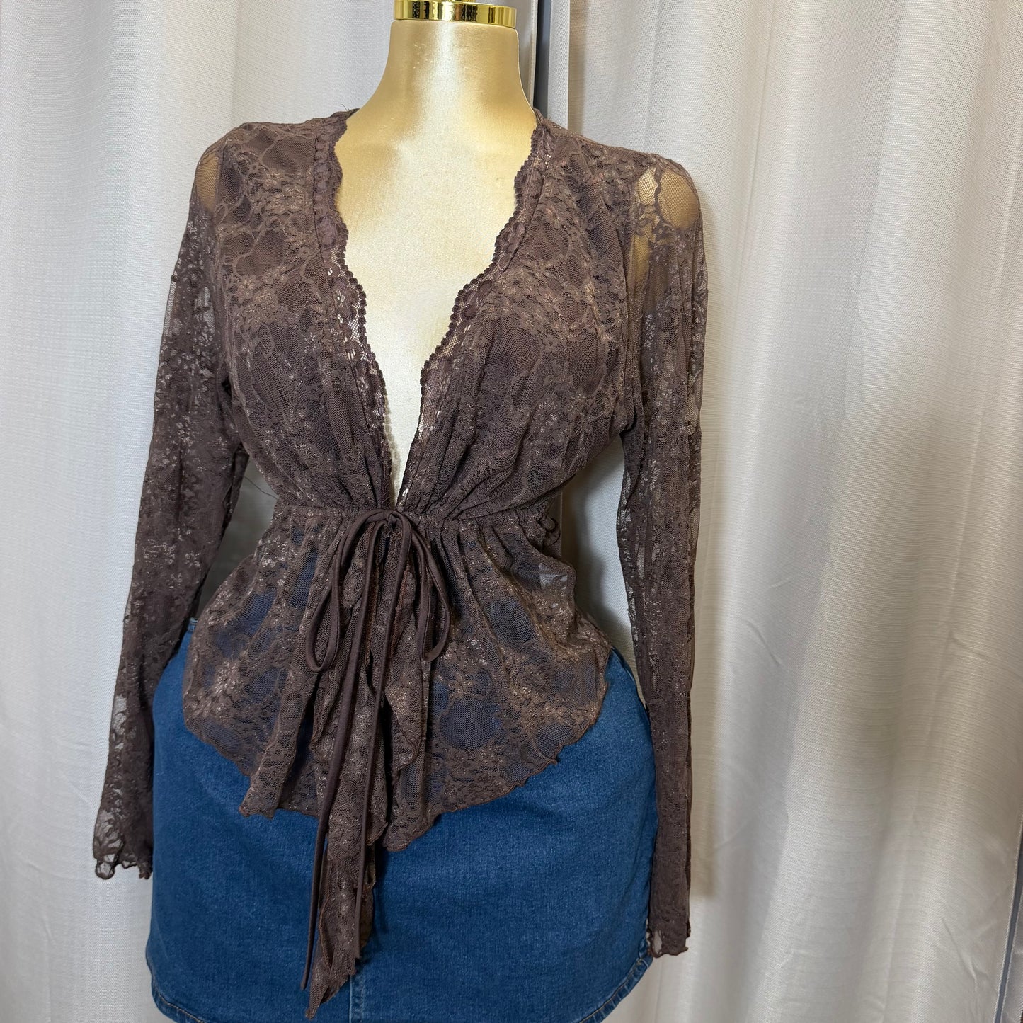 PL-Sexy Long Sleeve Top-Brown