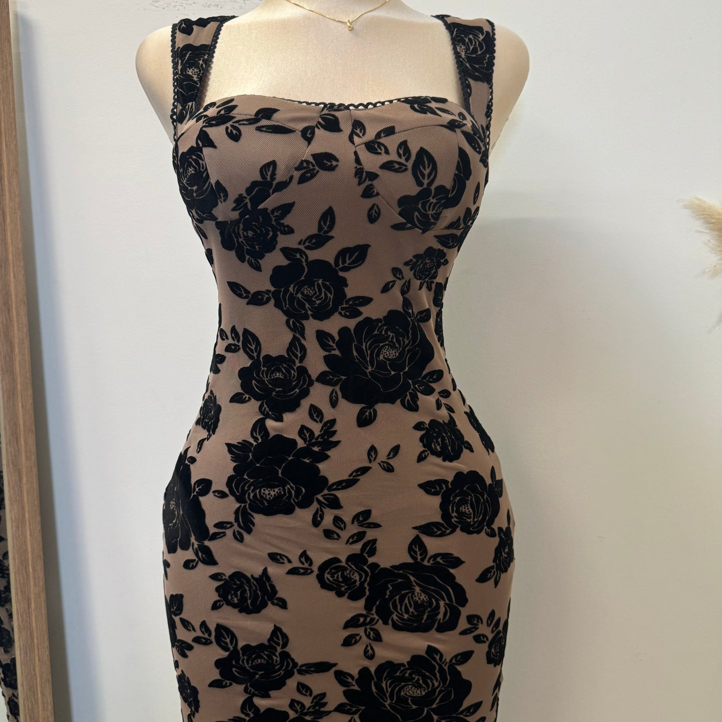 Rosie Dress-Brown/Black