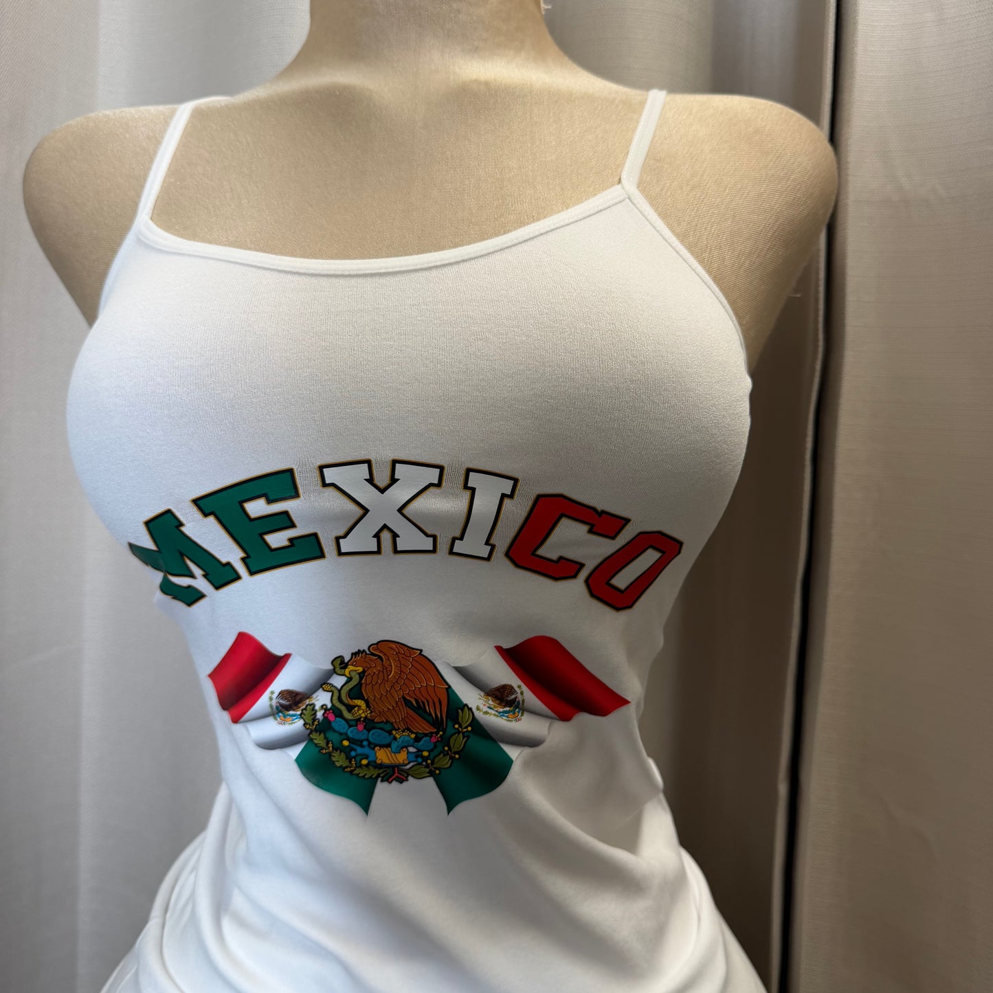 Spaghetti  Mexico Top-White