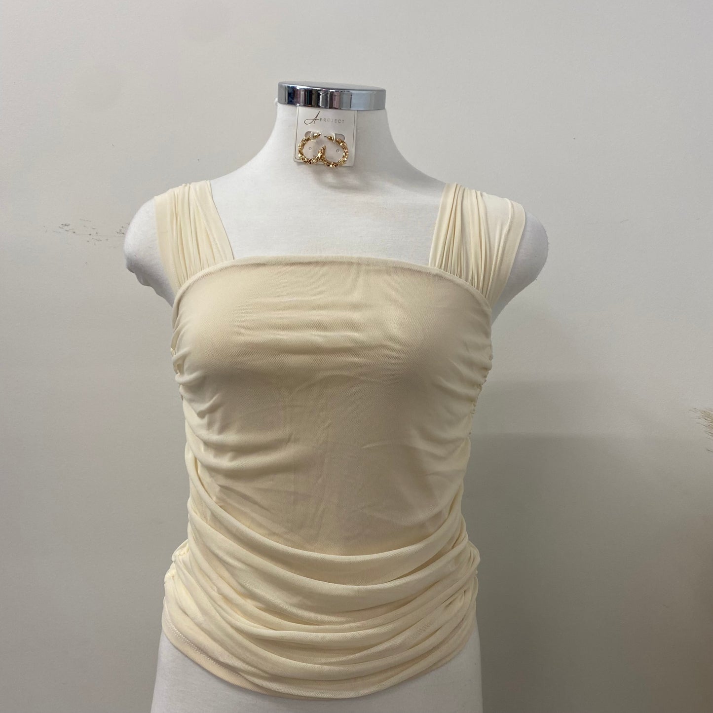 Mesh Top-Cream