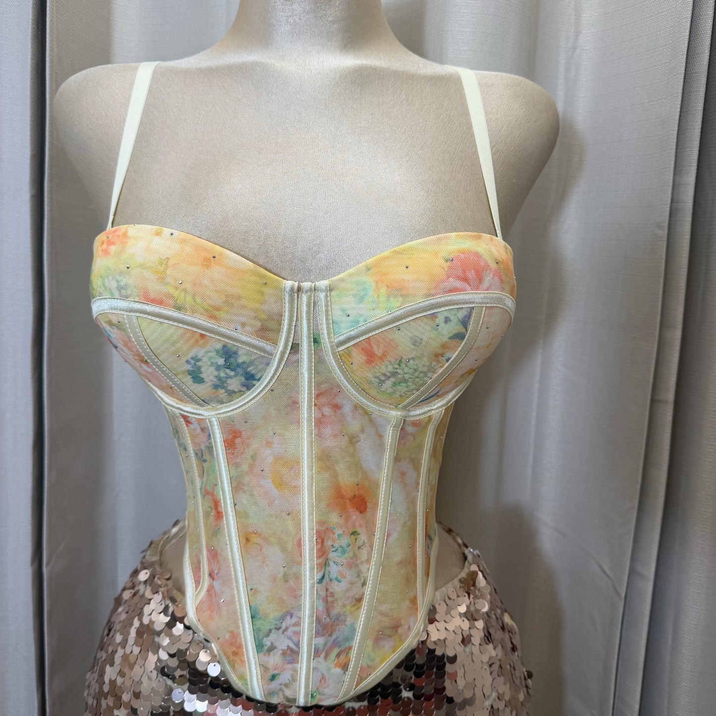 Corset Flower Corset-yellow