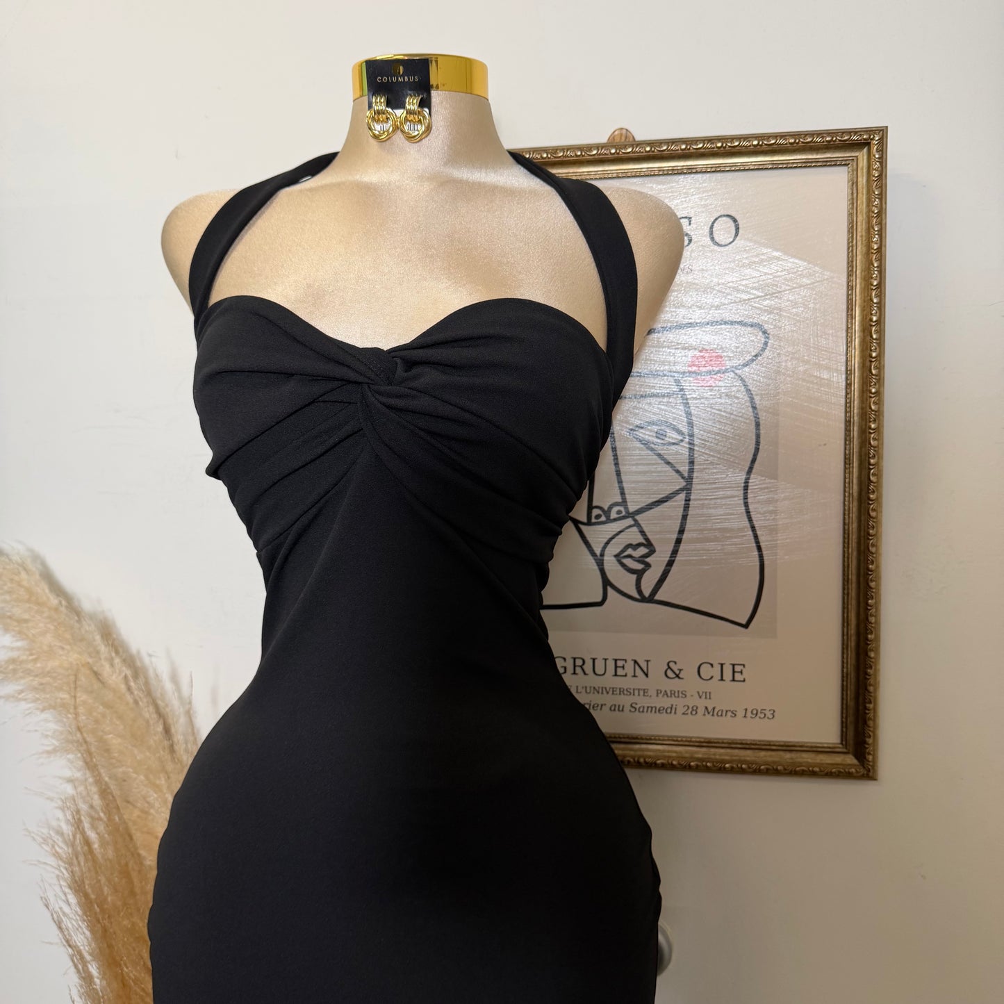 Cielo Mermaid Dress-Black