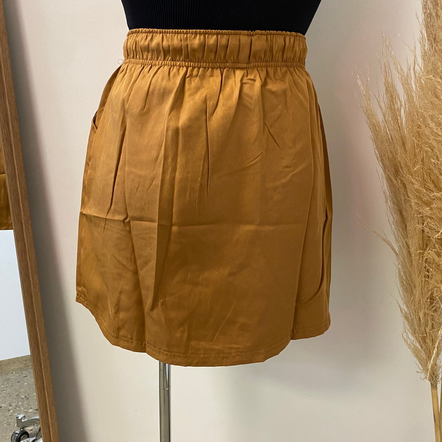 Cargo Skirt PL-Mustard