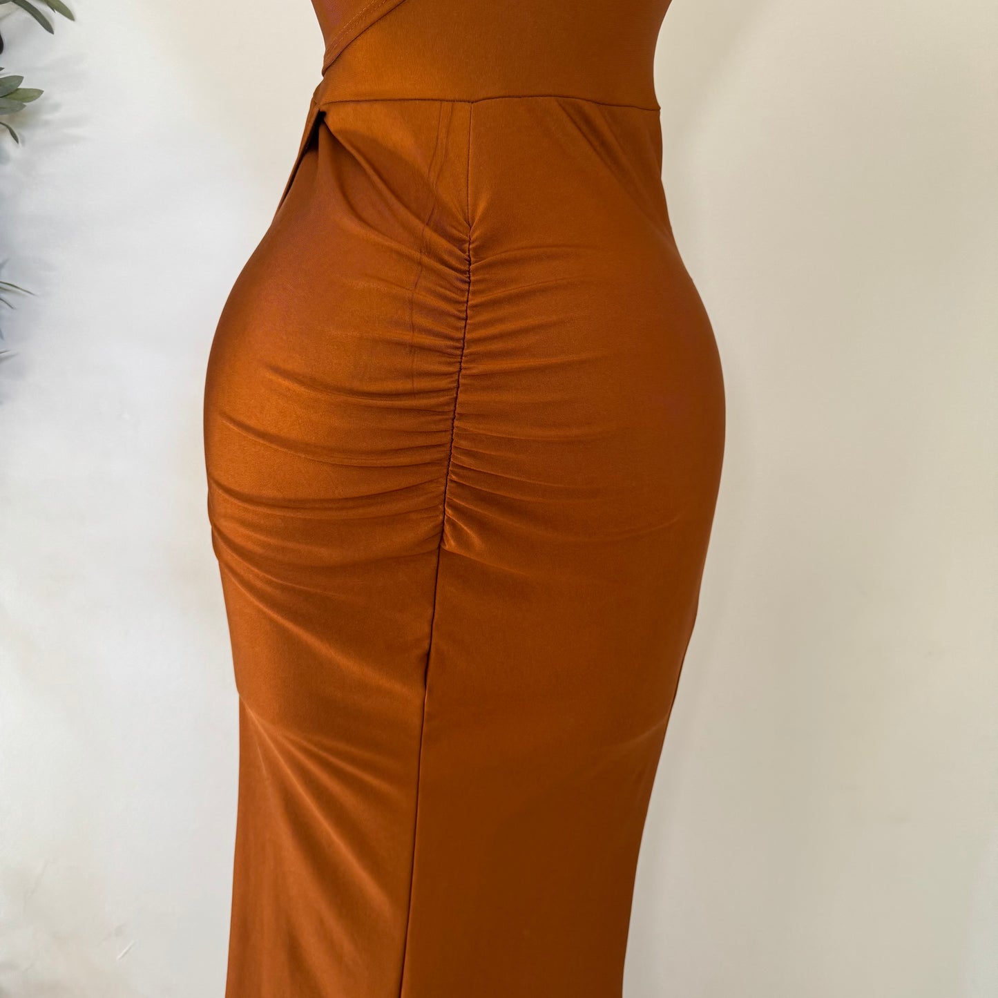 Gala Dress-Brown