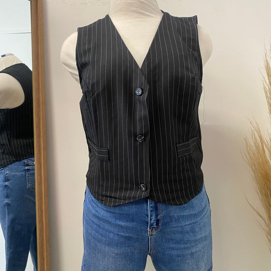 Formal Vest PL-Black/White