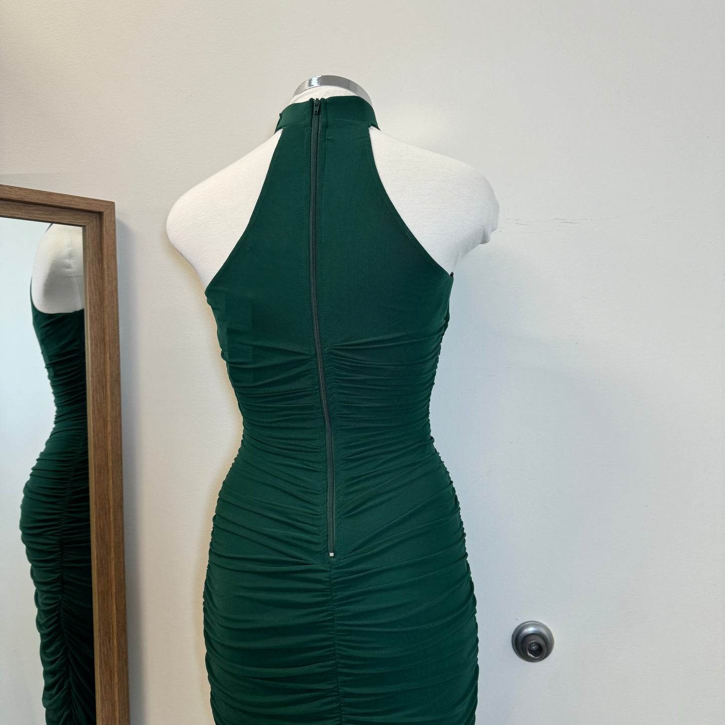 Evonne Dress-Pine Green