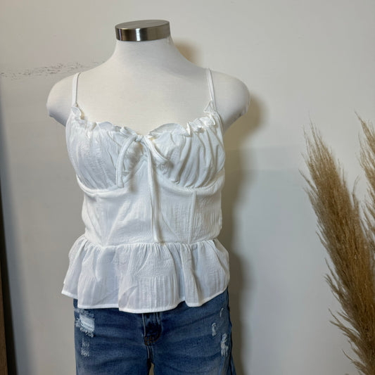 Rosa Top-White