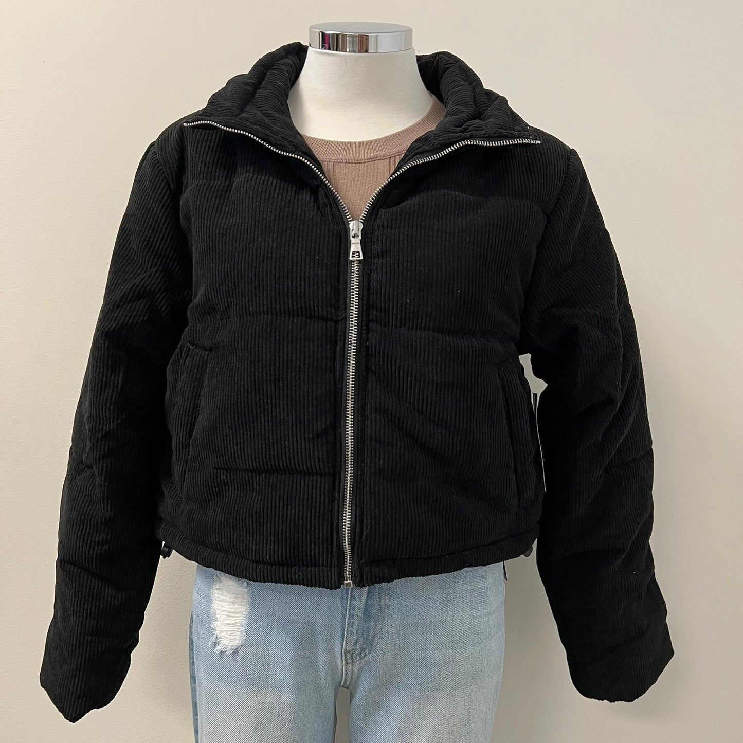 Grace Puff Jacket - Black