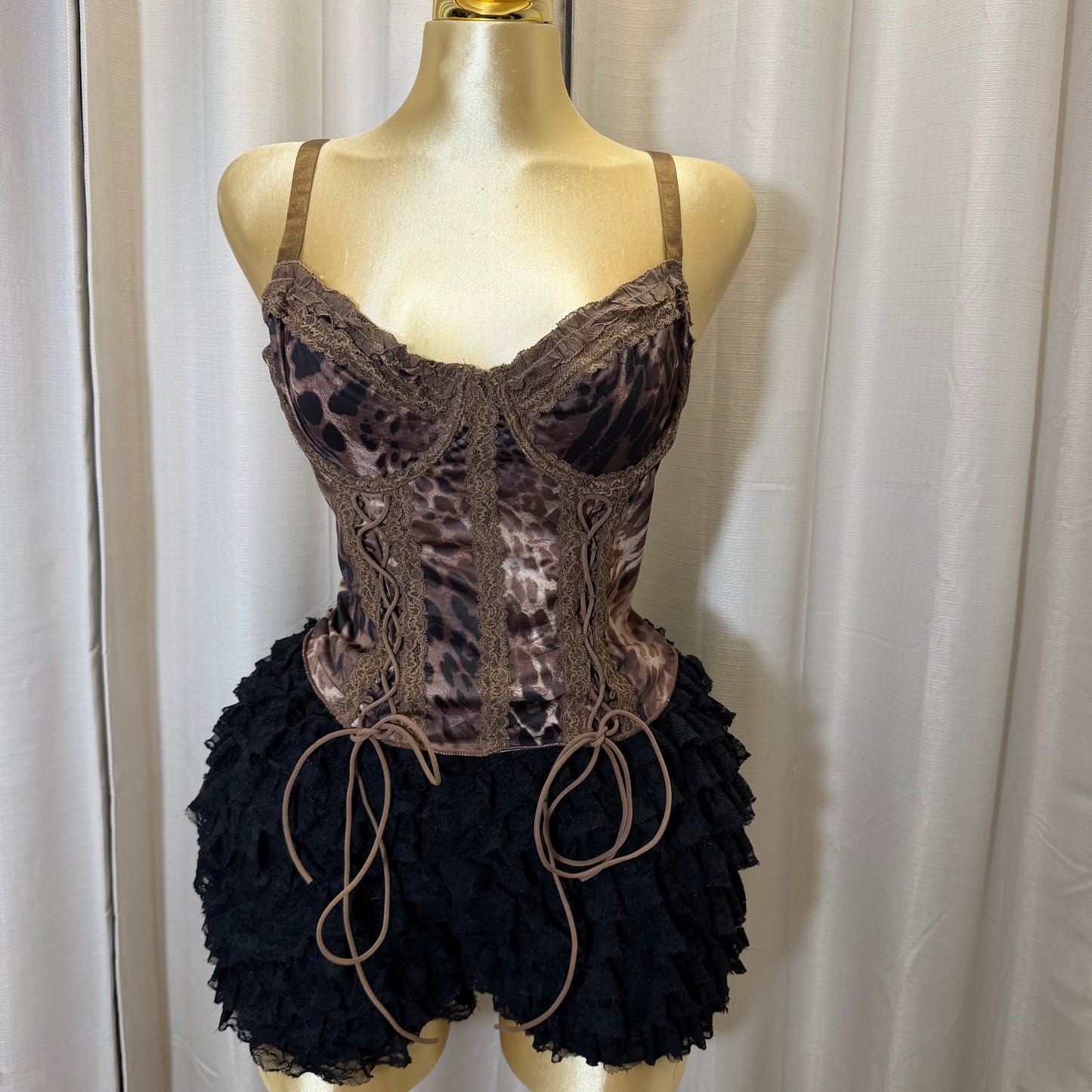 PL-Ruffle Shorts-Black
