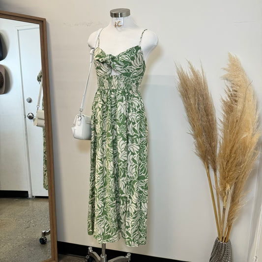 Azari Maxi Dress-Green Multi