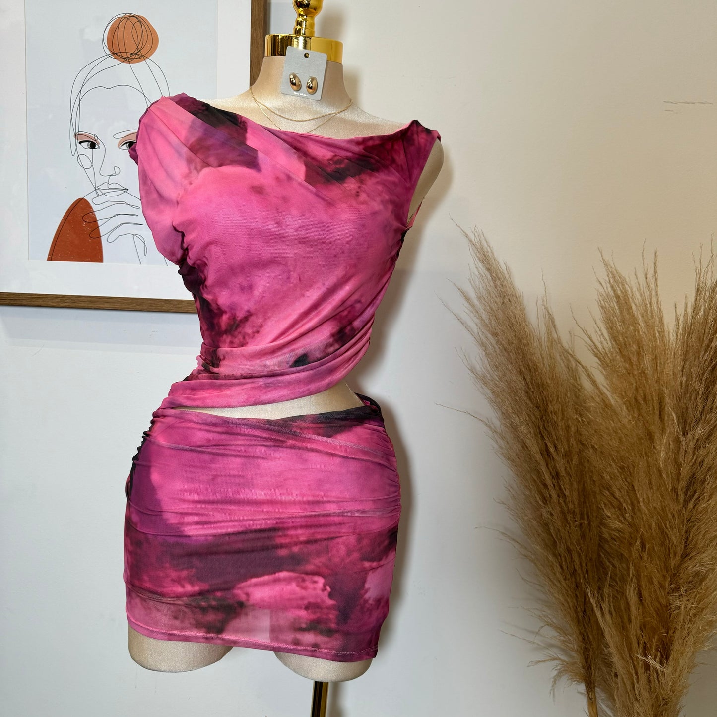 Lisset Dress-Light Pink