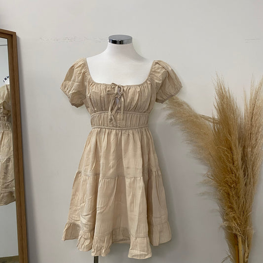 Daisy Dress-Beige