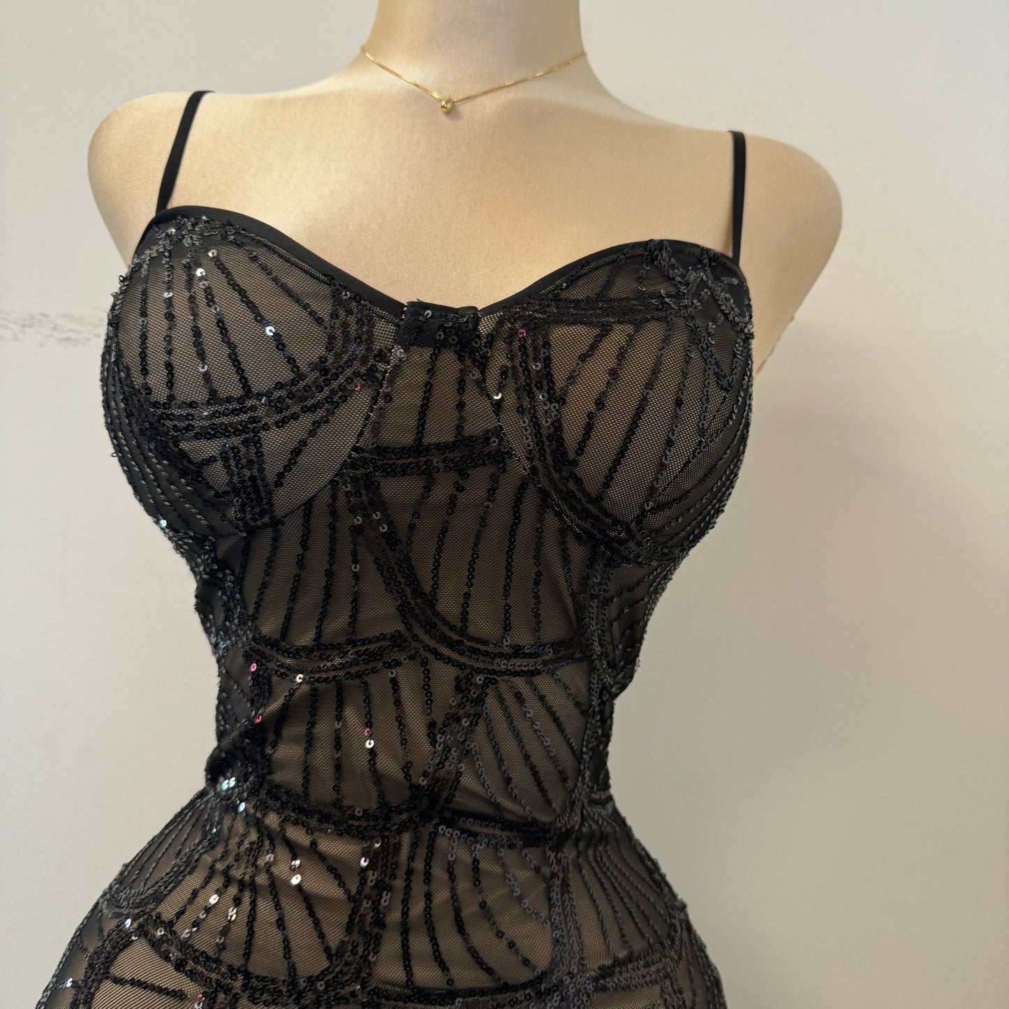 Luxe Midi Dress-Black