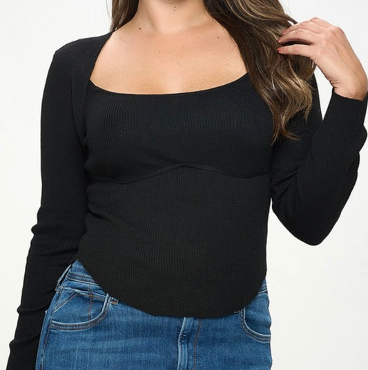 Marisol Top PL-Black