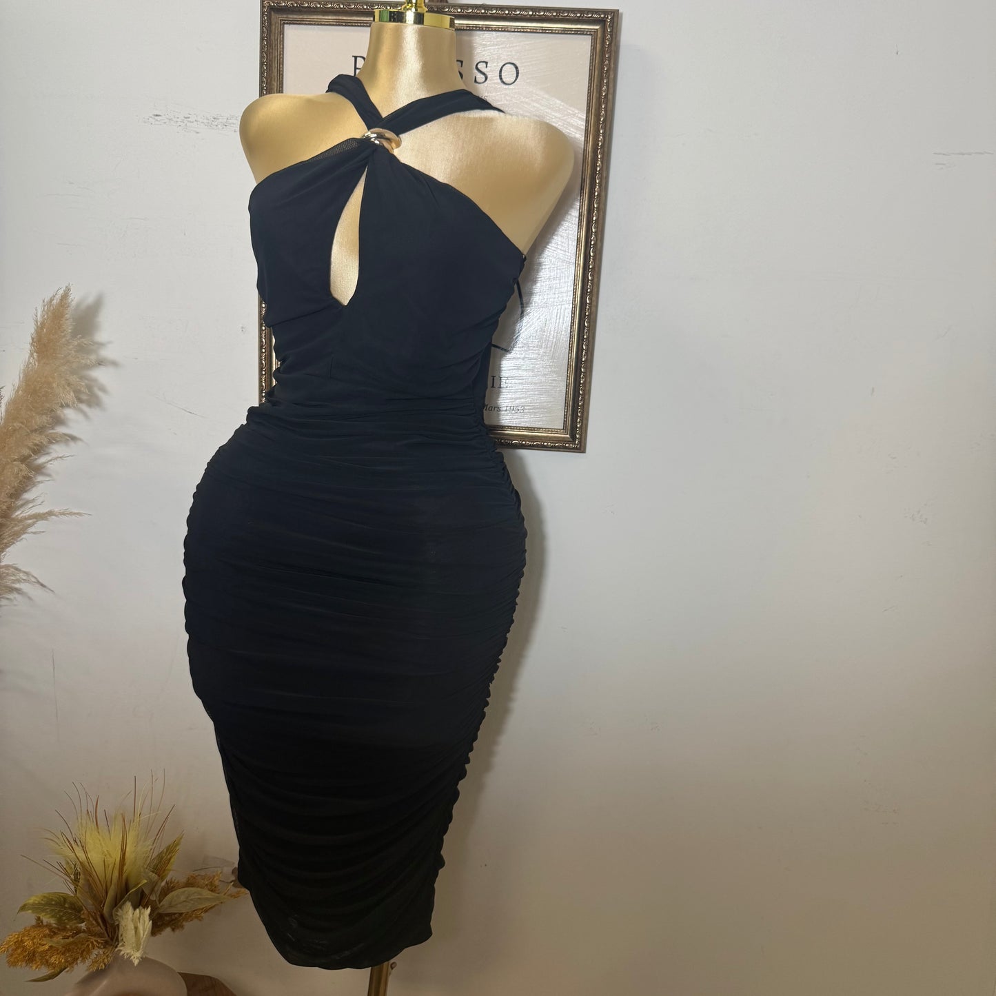 Inara Plus size Dress-Black