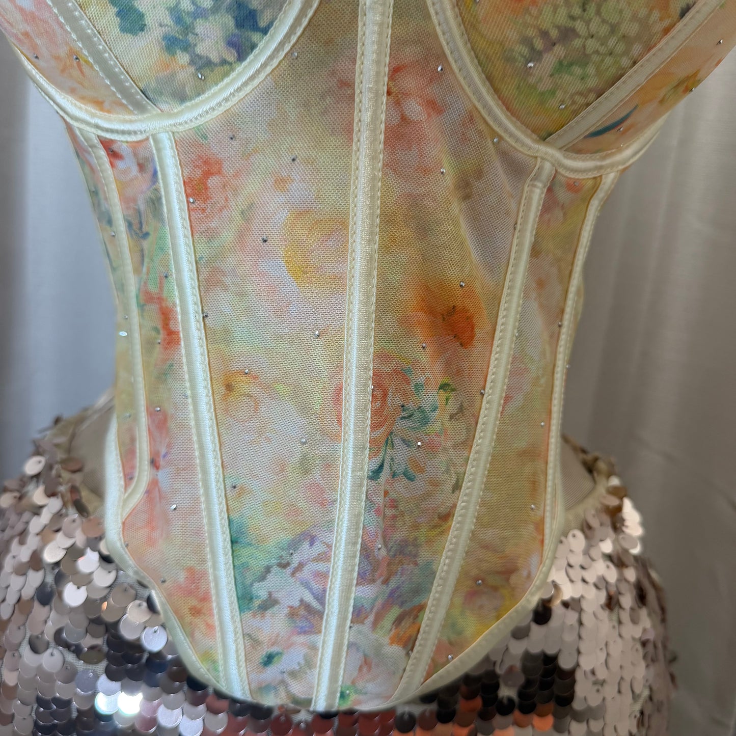 Corset Flower Corset-yellow