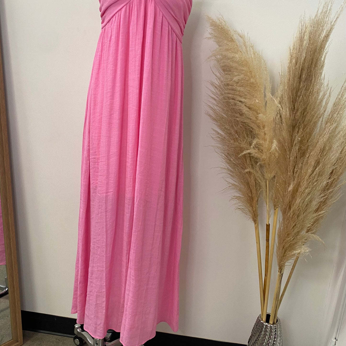 Tulu Maxi Dress-Baby Pink