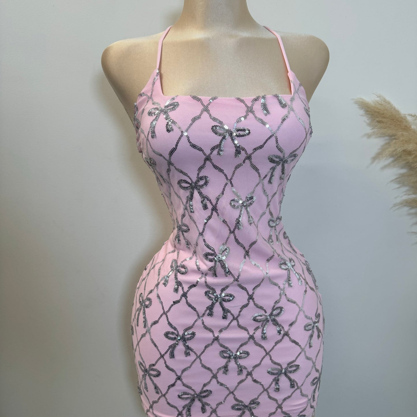 Bow Dress-Pink