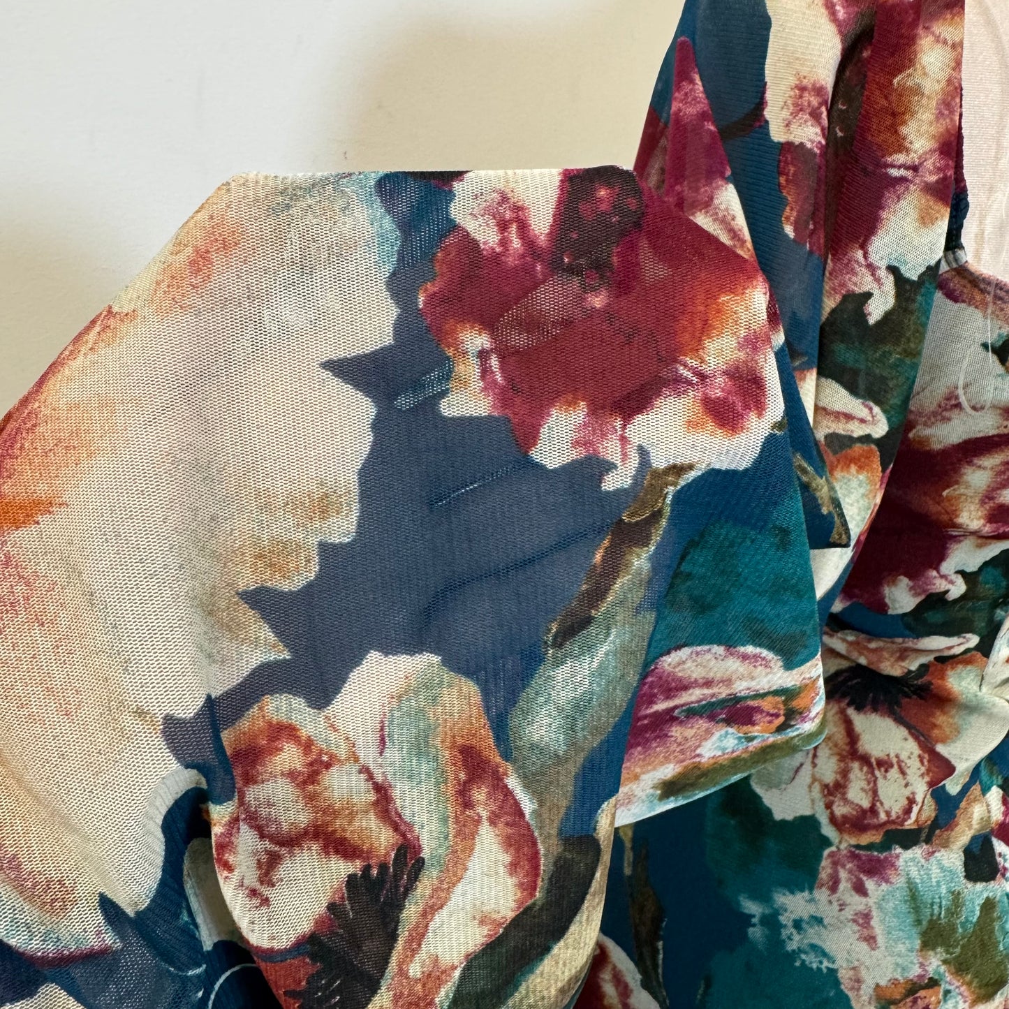 Samaria Mesh Dress-Teal