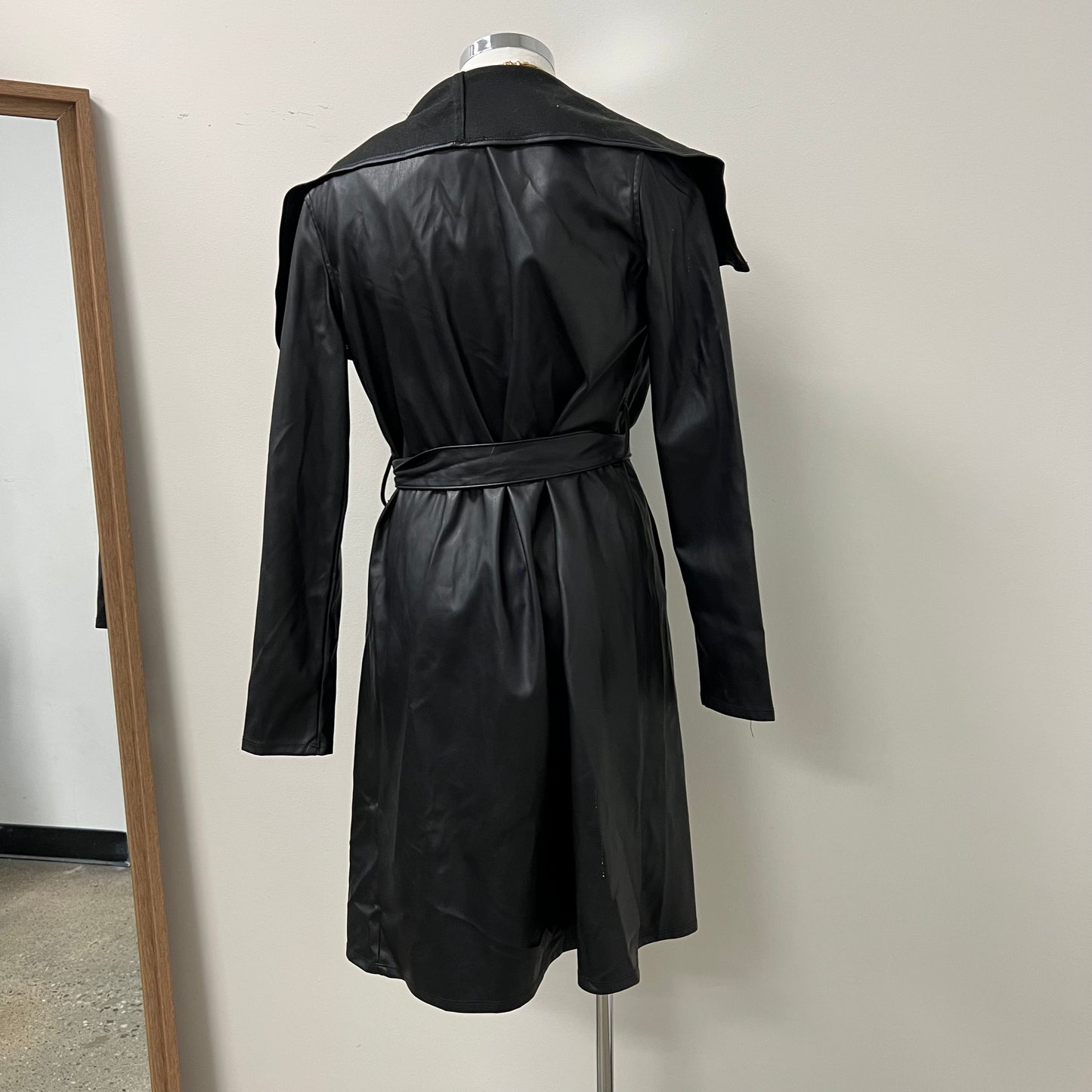 PU Leather Coat