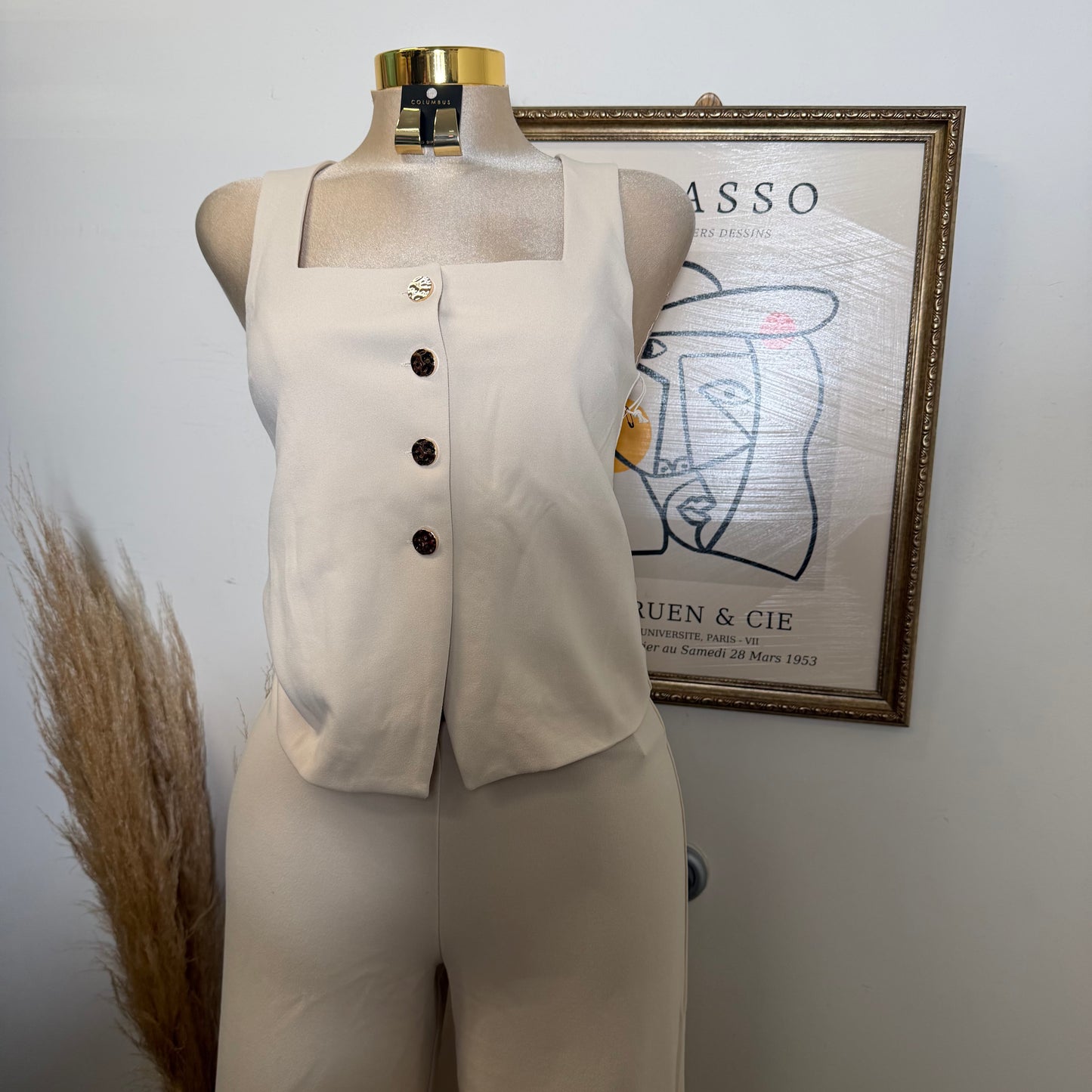 xio Pant set-Sand