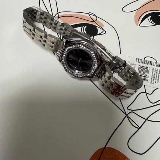 Silver/Black Watch