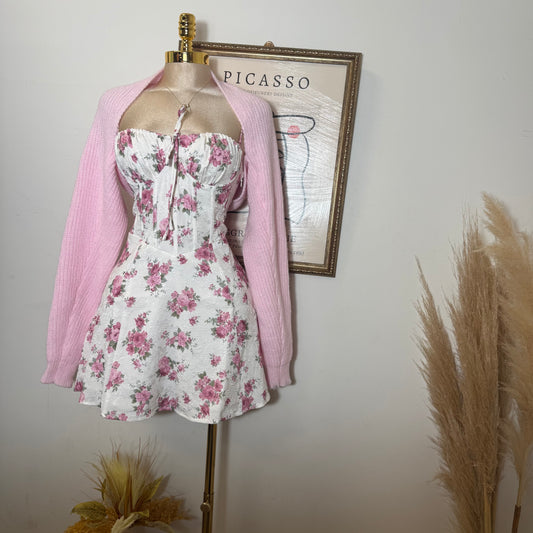 Flower Jacquard Print-Ivory