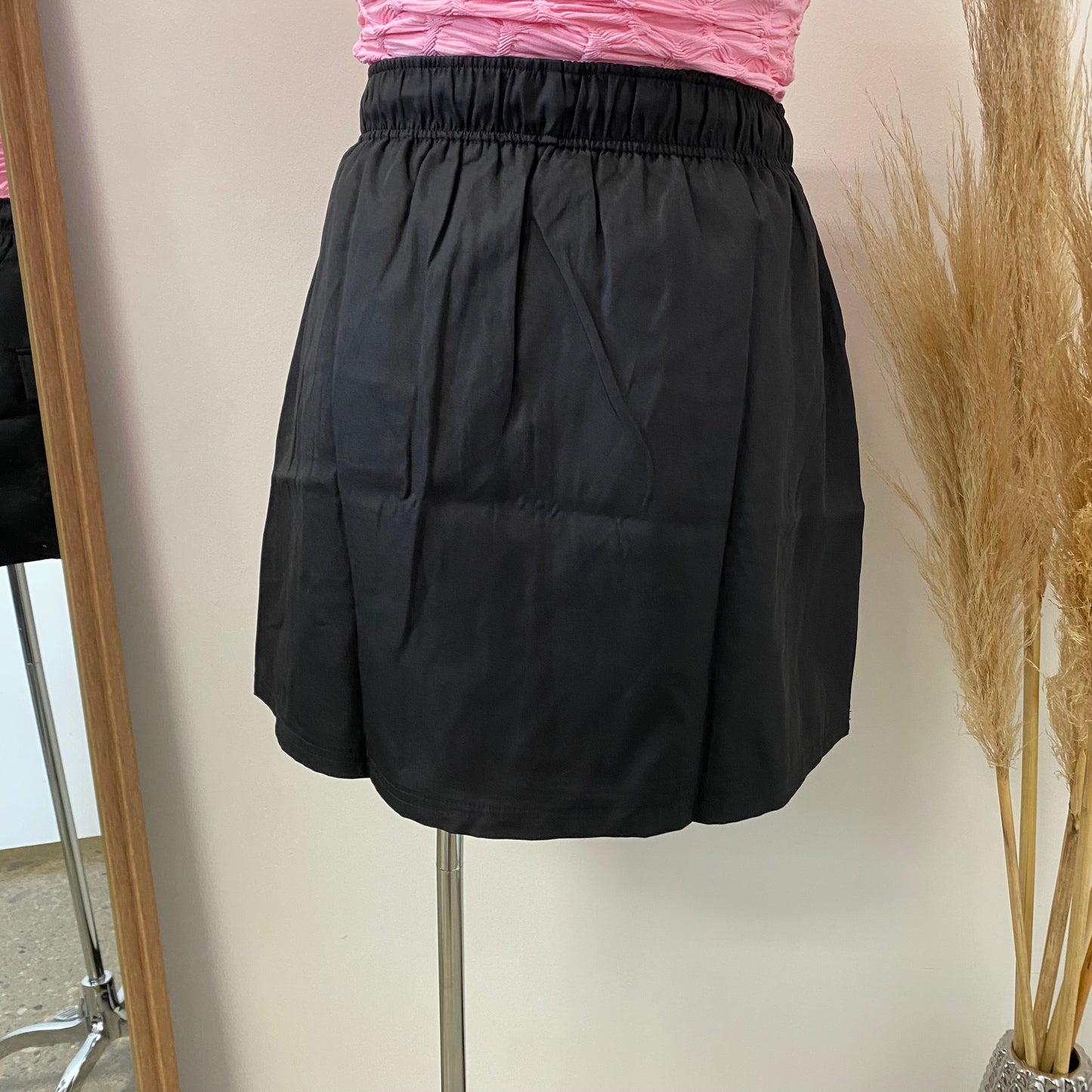 Cargo Skirt PL-BLACK