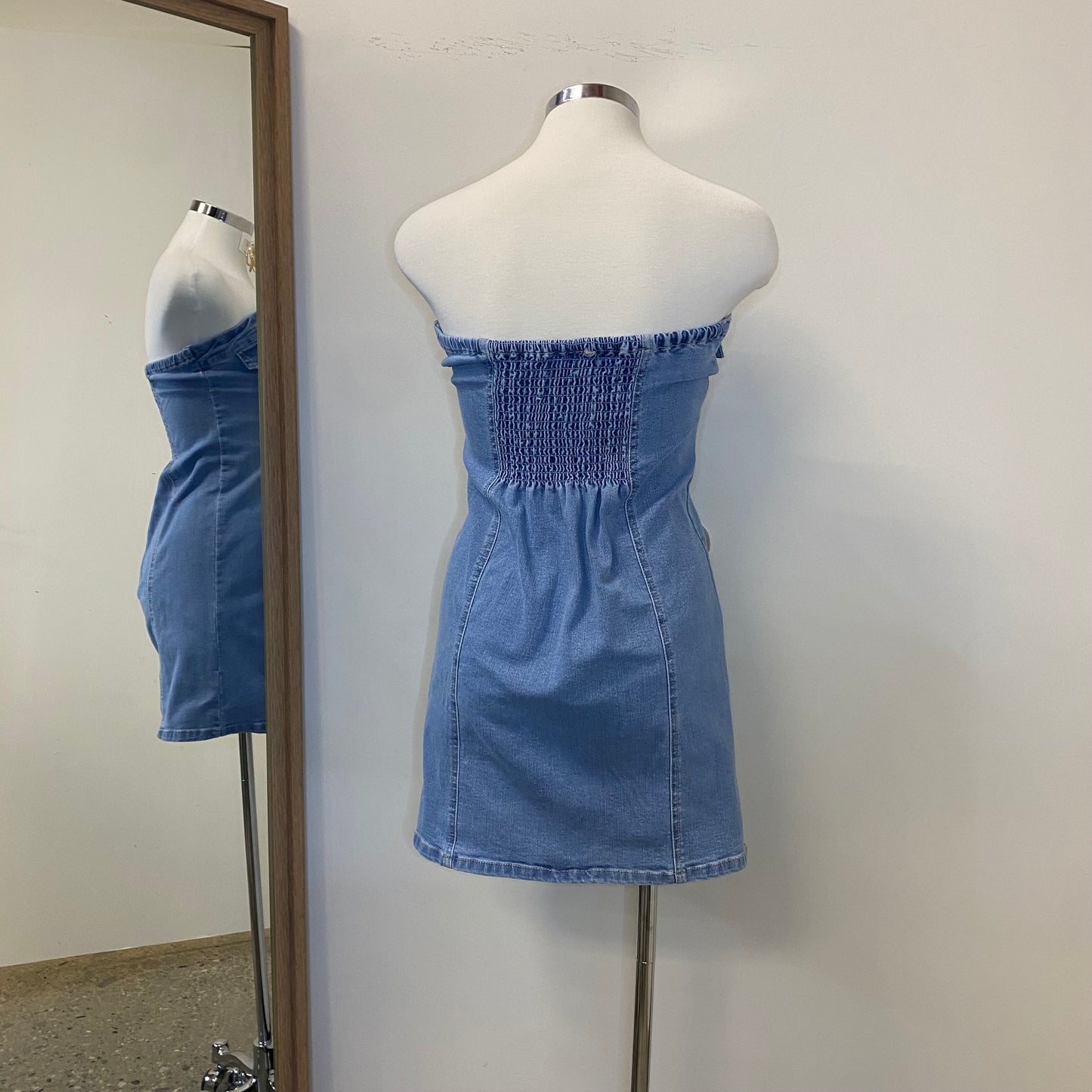 Caron Dress-Denim