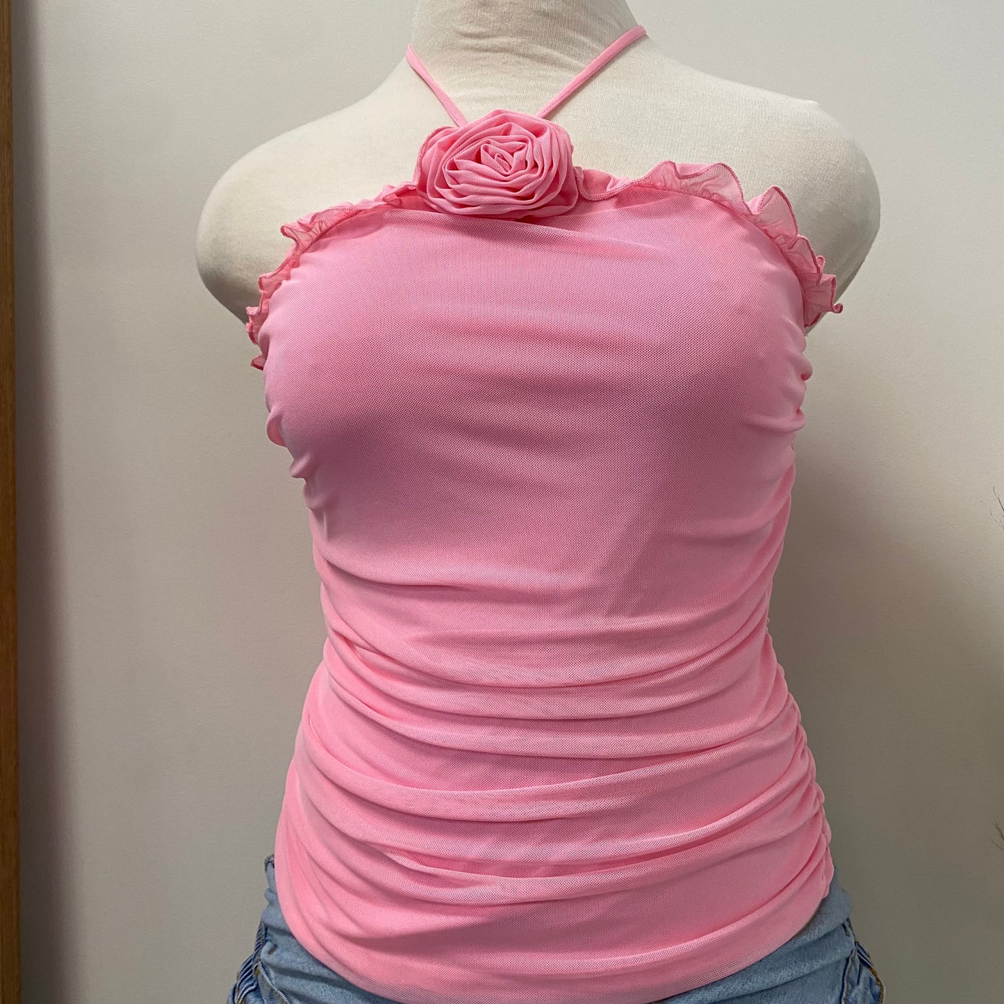 Halter Top PL-Pink