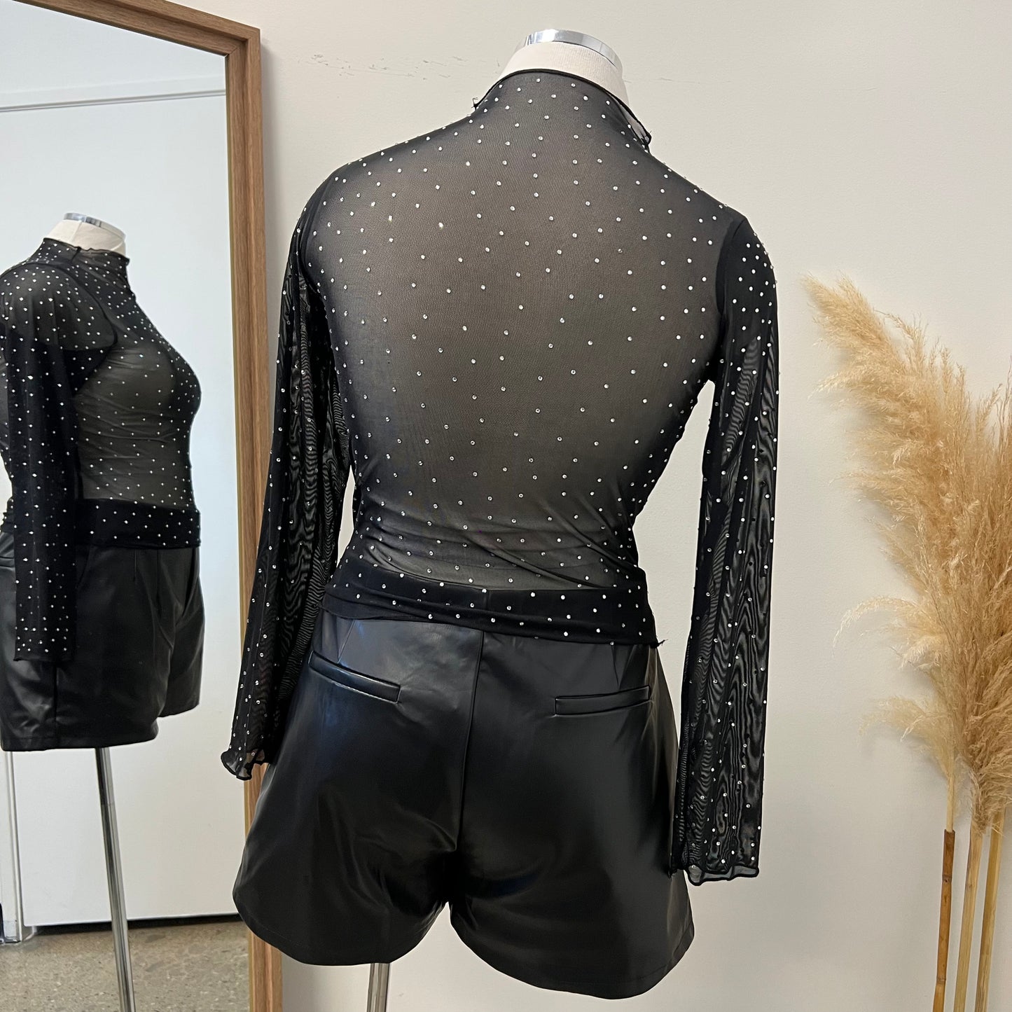 Mesh Top -Black