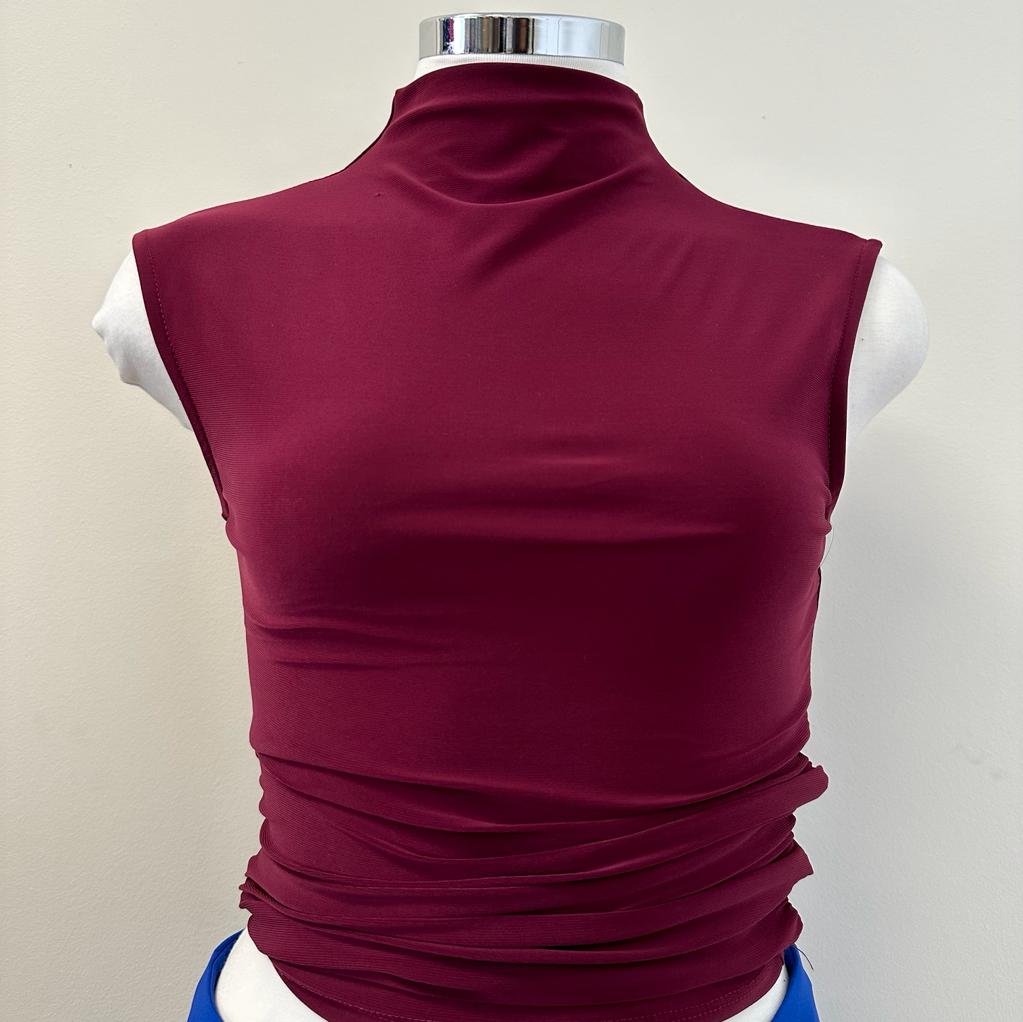 Bree Top- Burgundy