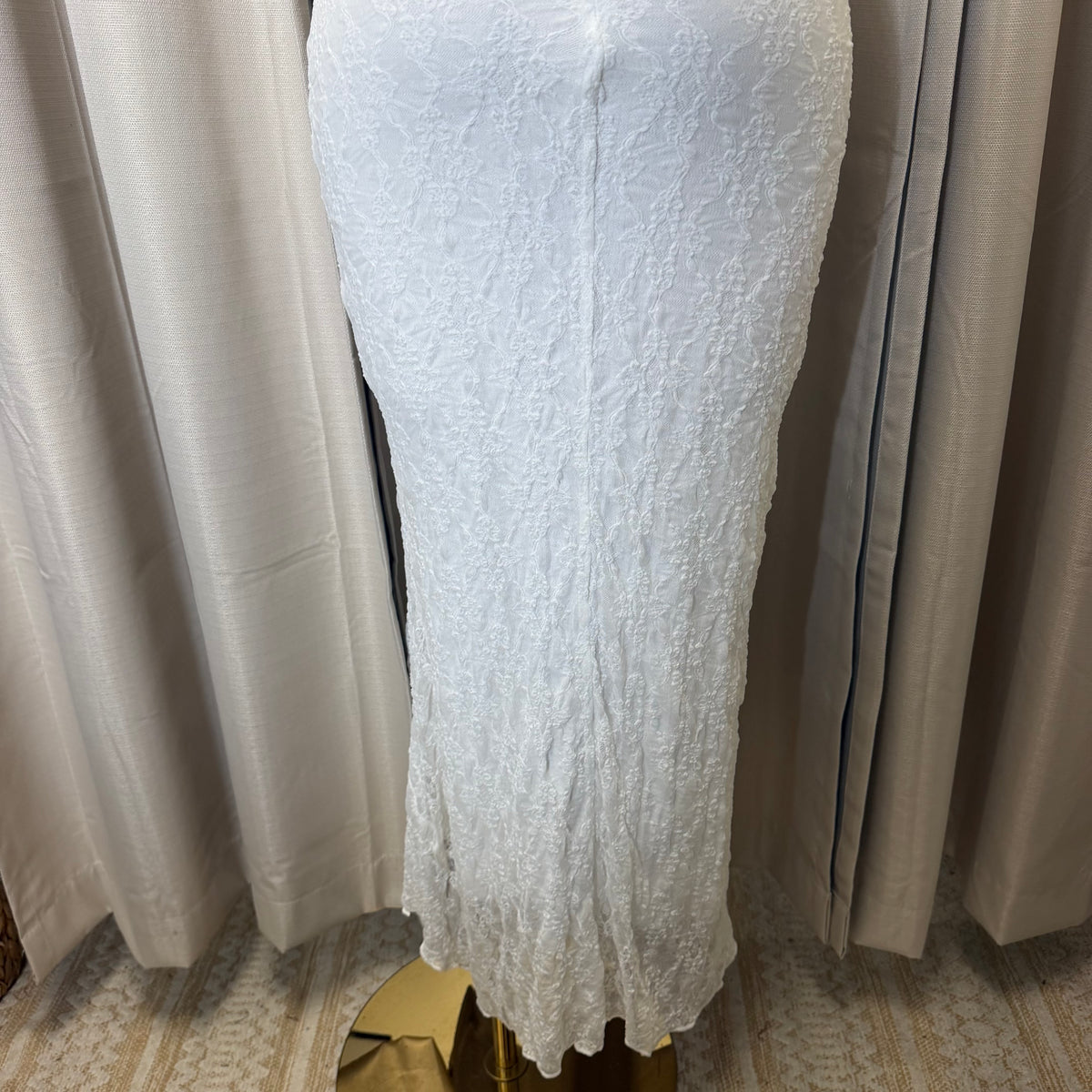 Mismaloya Dress-Lace White