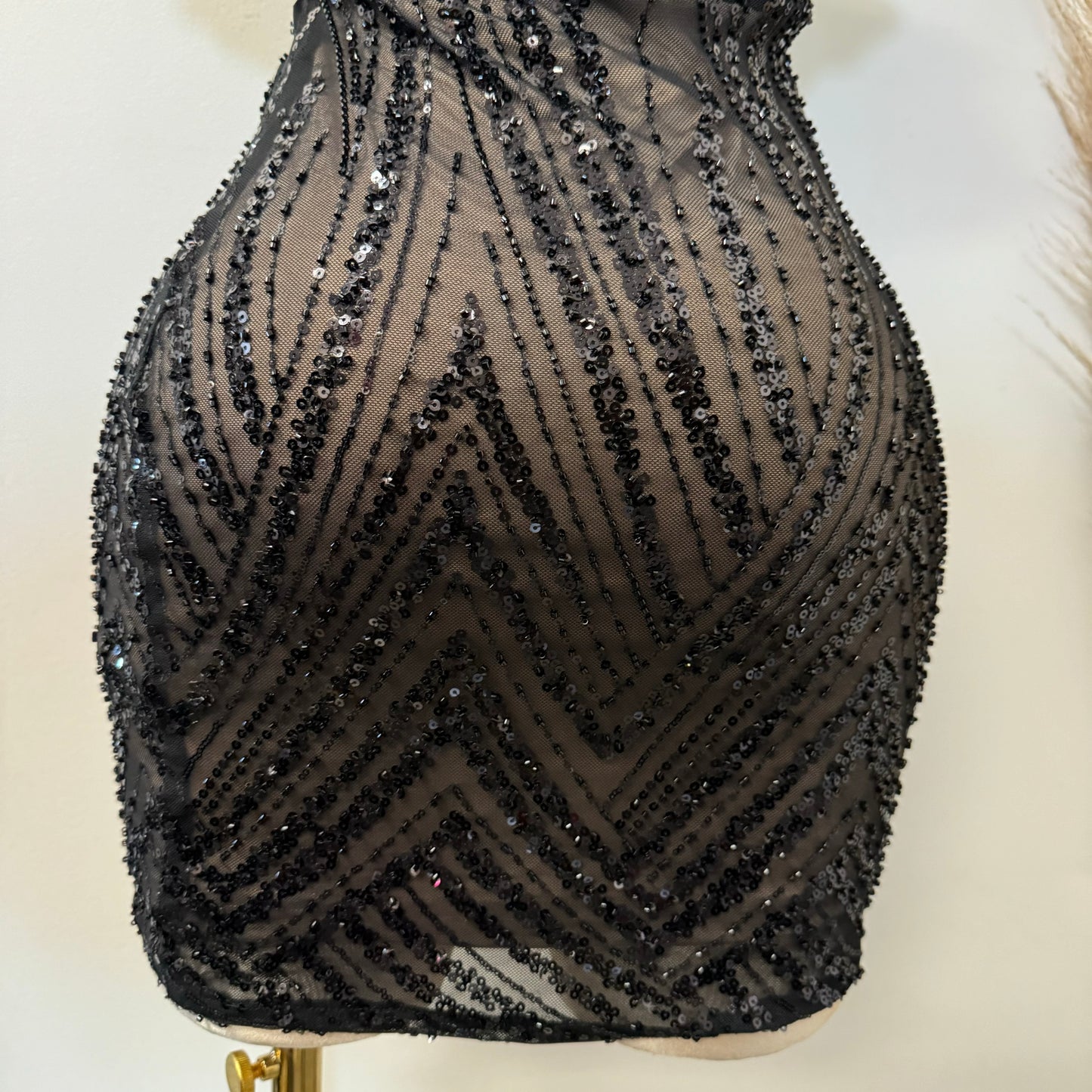Scorpio DRESS-Black/Nude