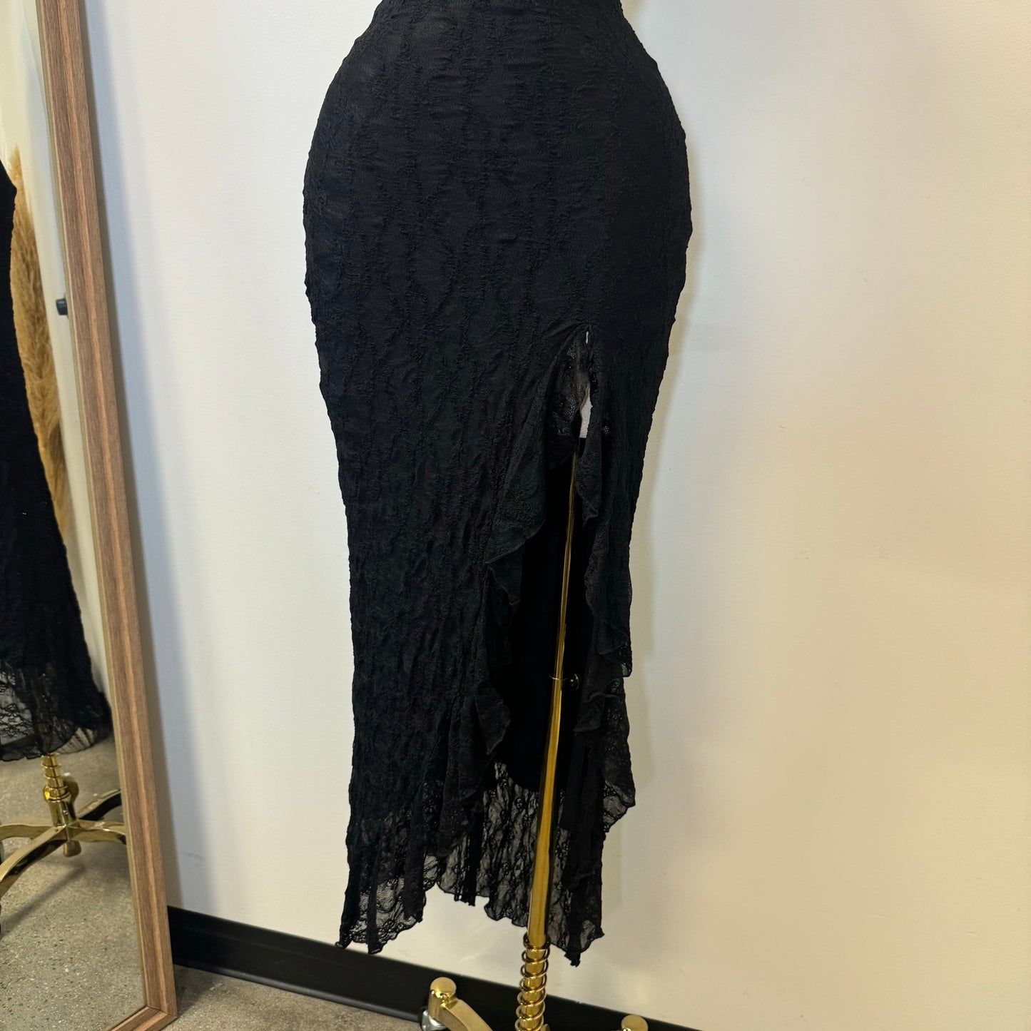 Mismaloya Dress-Lace Black