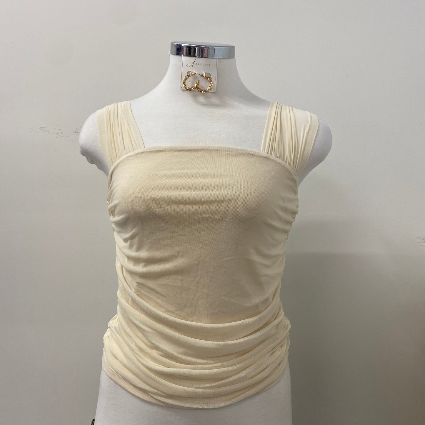 Mesh Top-Cream