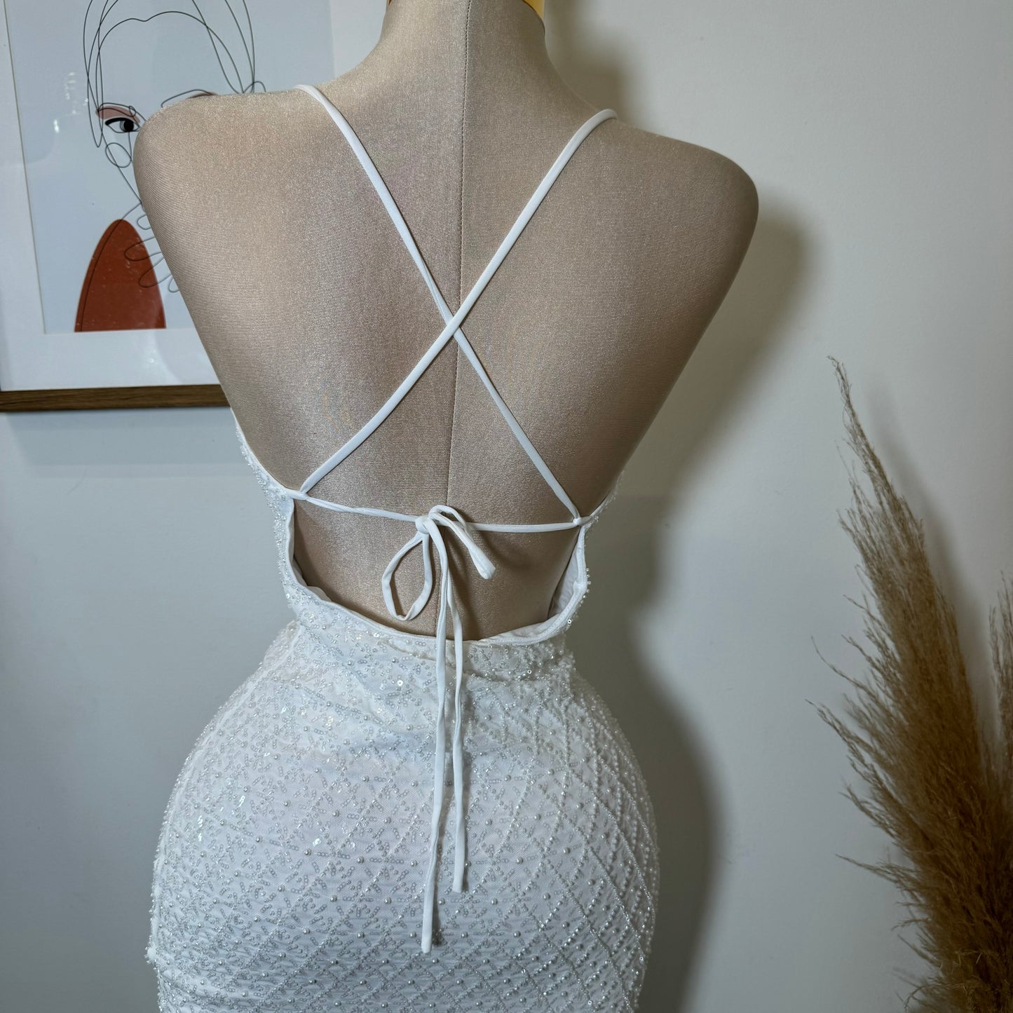 Birthday girl Dress-White