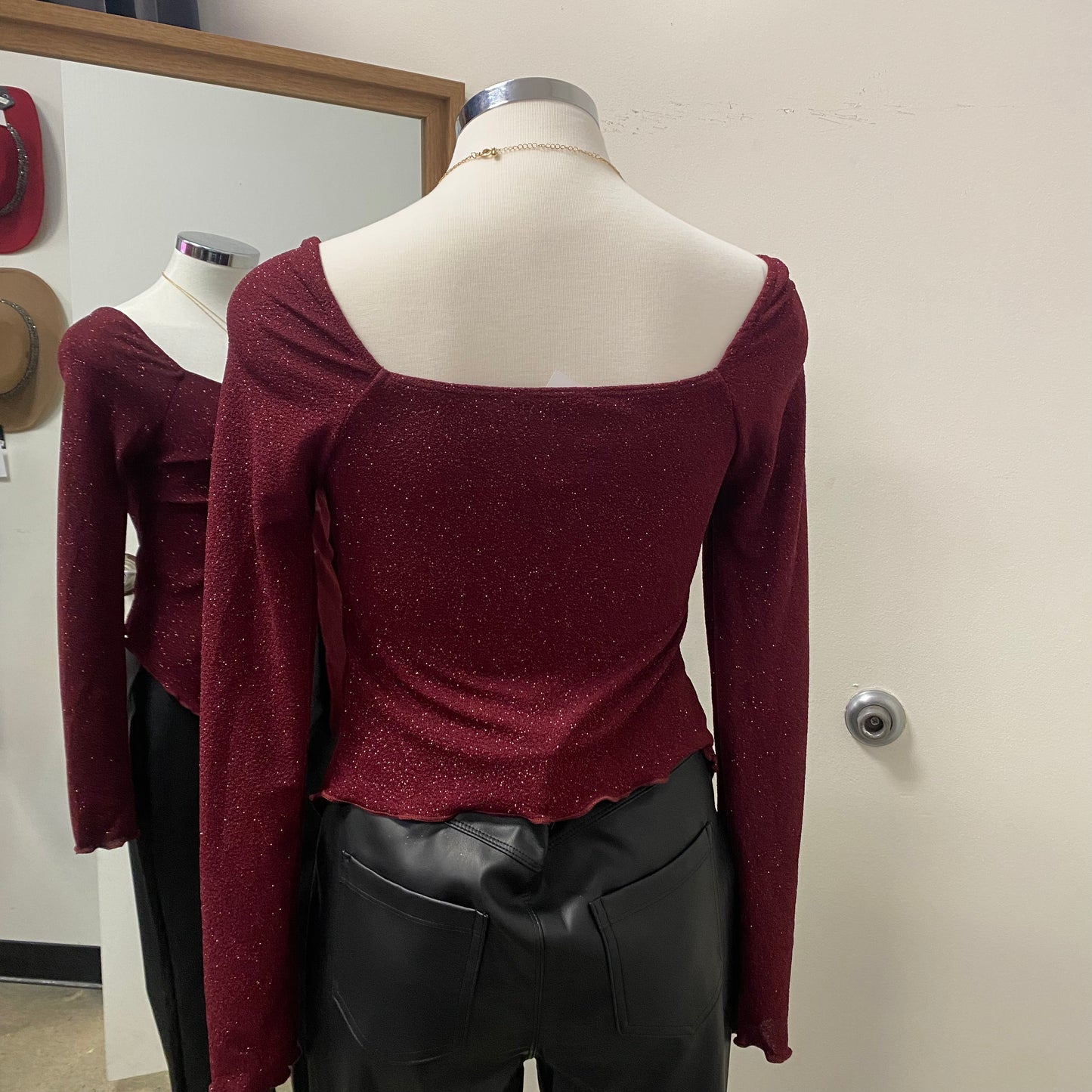 Ardessi Top-Burgundy