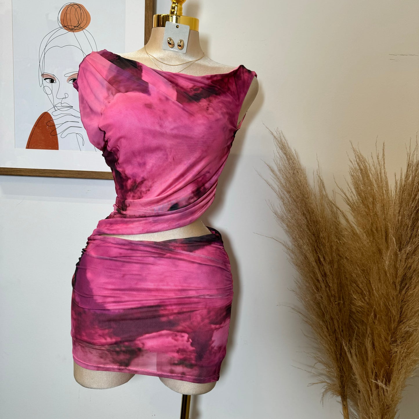 Lisset Dress-Light Pink