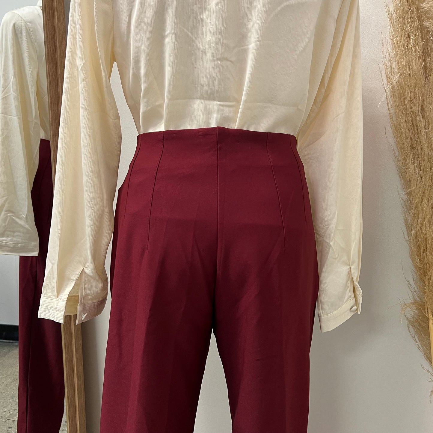 Formal Pants -Burgundy