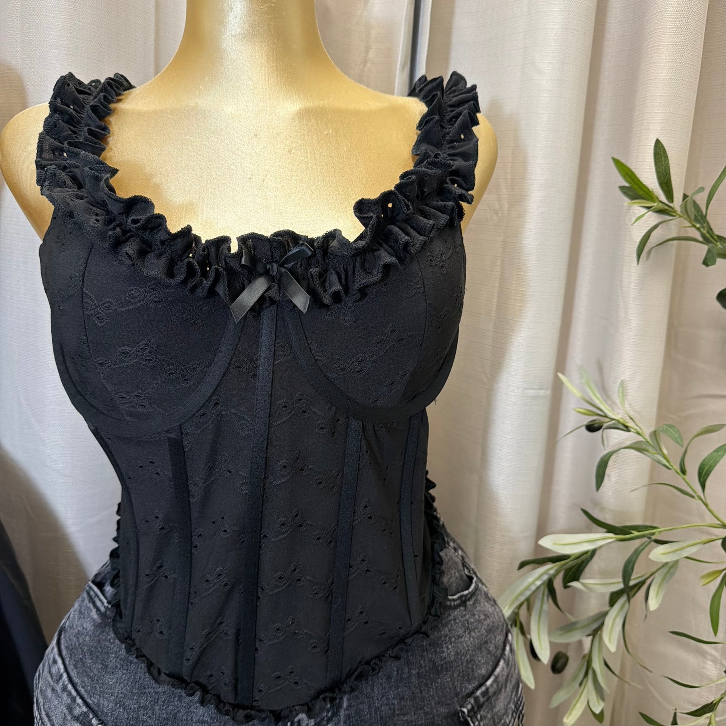PL-Corset Top-Black